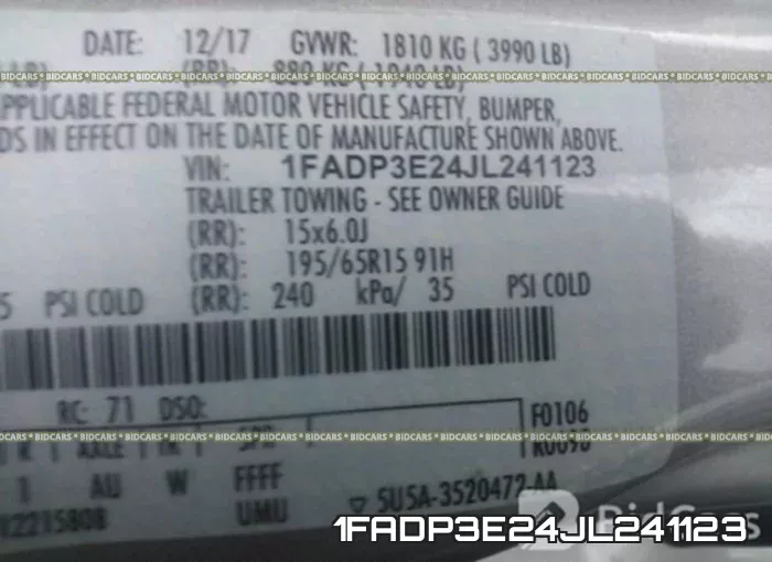 1FADP3E24JL241123 фото 10
