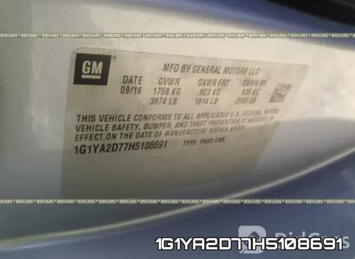 1G1YA2D77H5108691 фото 10