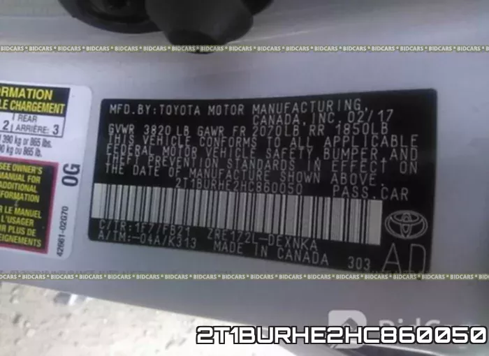 2T1BURHE2HC860050 фото 10