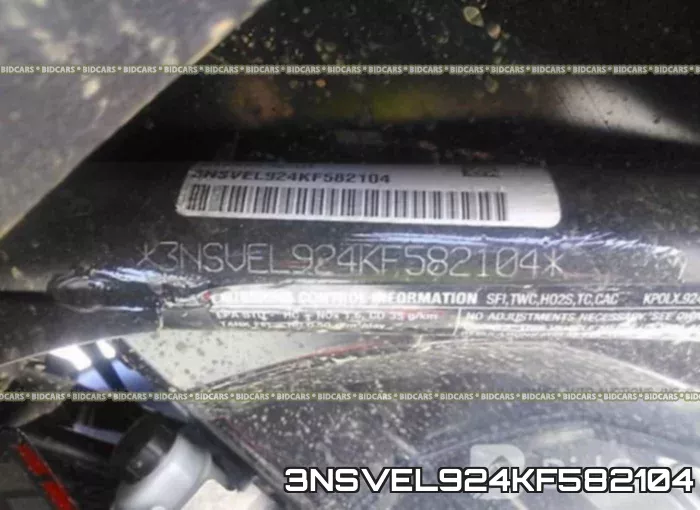 3NSVEL924KF582104 фото 2