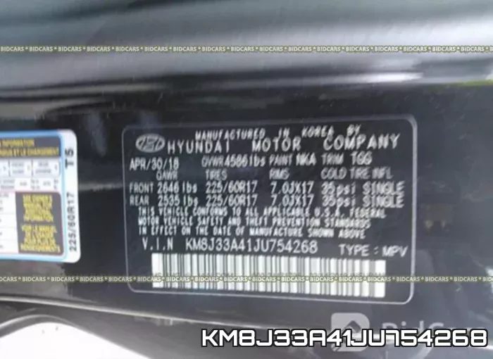 KM8J33A41JU754268 фото 9