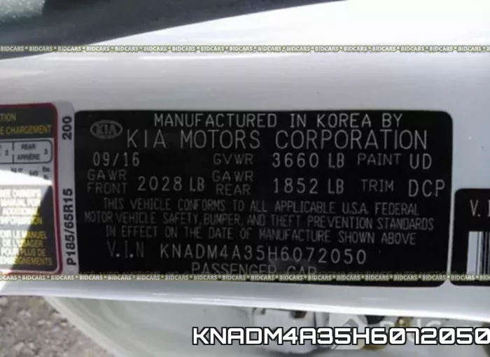 KNADM4A35H6072050 фото 10