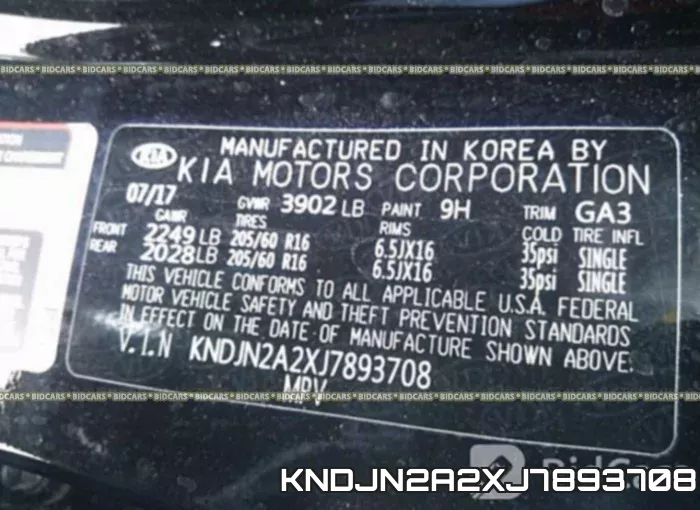 KNDJN2A2XJ7893708 фото 10