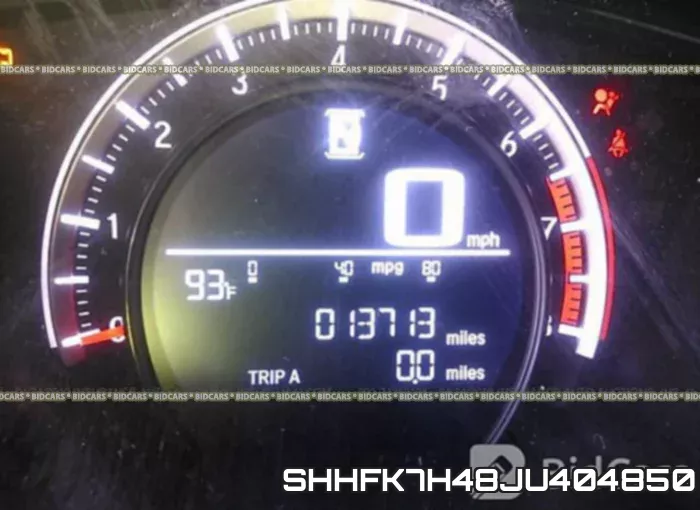 SHHFK7H48JU404850 фото 8