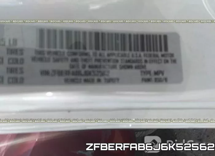 ZFBERFAB6J6K52562 фото 10
