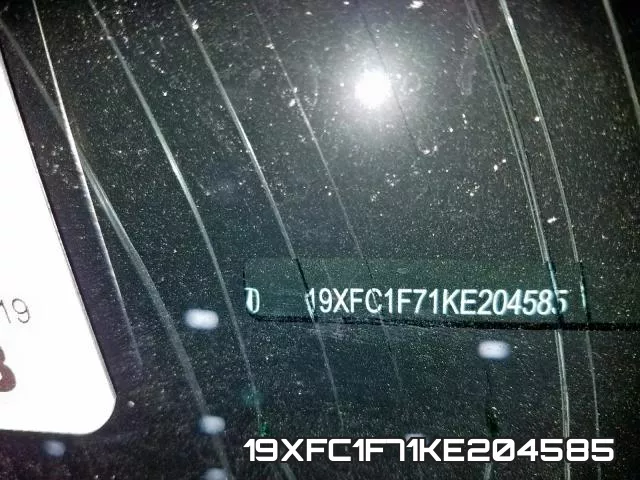 19XFC1F71KE204585 фото 2