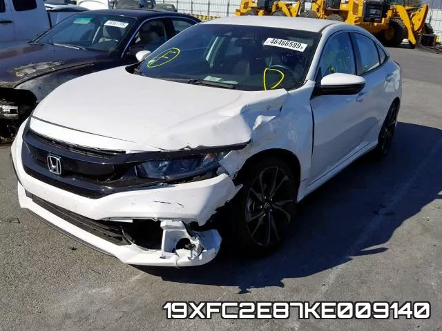 19XFC2E87KE009140 фото 3