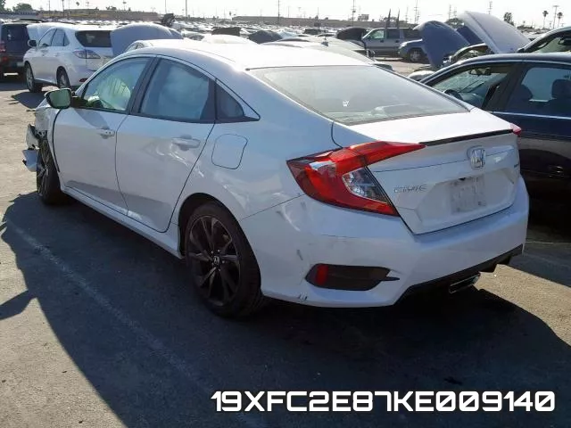 19XFC2E87KE009140 фото 4