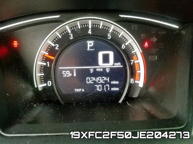 19XFC2F50JE204273 фото 8
