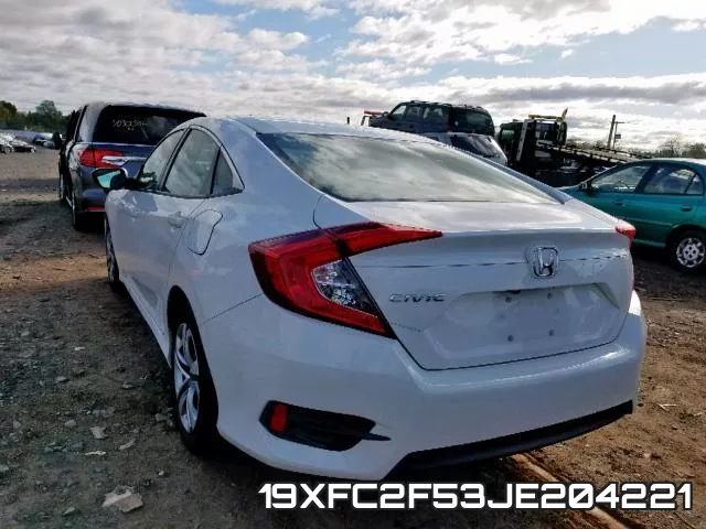 19XFC2F53JE204221 фото 4