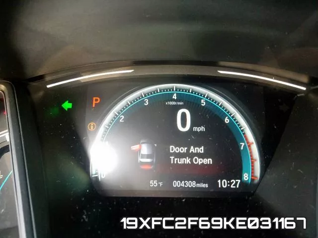 19XFC2F69KE031167 фото 8