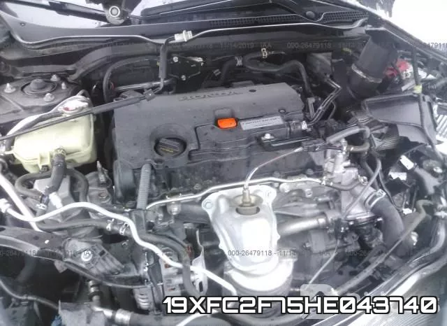 19XFC2F75HE043740 фото 2