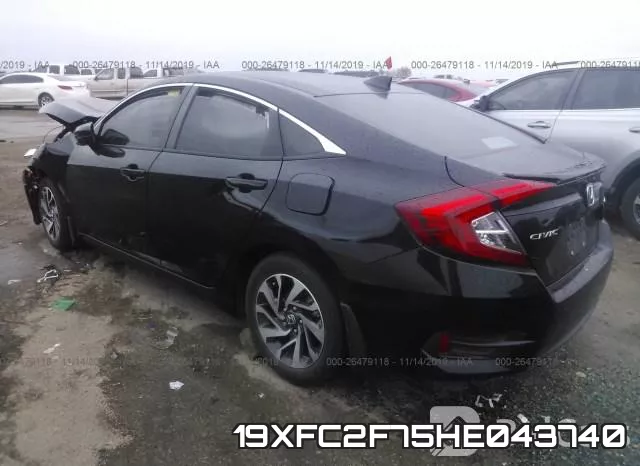19XFC2F75HE043740 фото 4