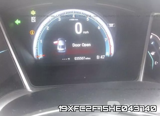19XFC2F75HE043740 фото 7