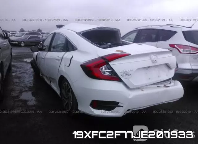 19XFC2F77JE207933 фото 4