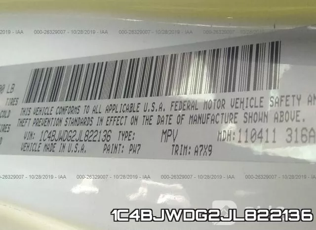 1C4BJWDG2JL822136 фото 9