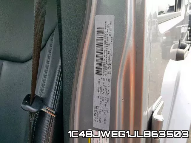 1C4BJWEG1JL863503 фото 2