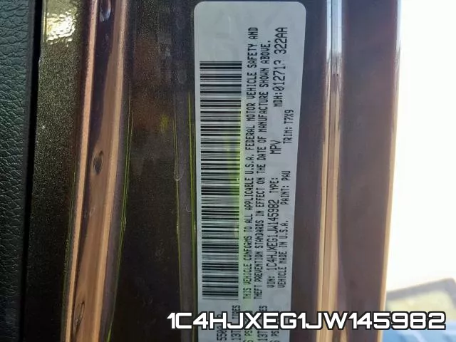 1C4HJXEG1JW145982 фото 2