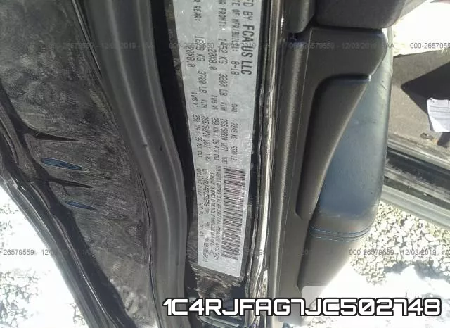 1C4RJFAG7JC502748 фото 10