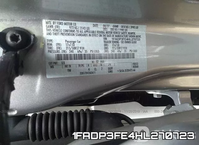 1FADP3FE4HL270723 фото 10