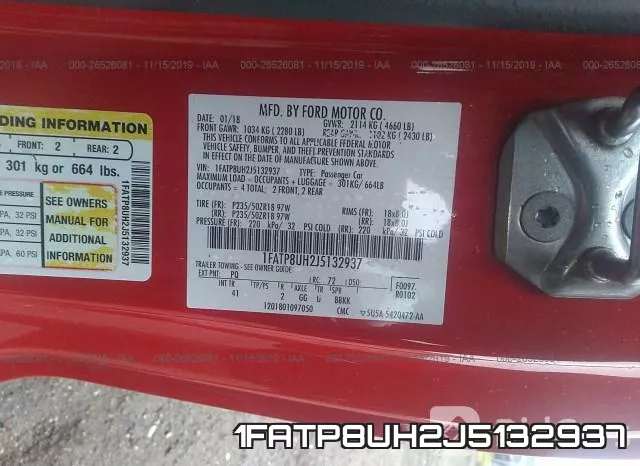 1FATP8UH2J5132937 фото 10
