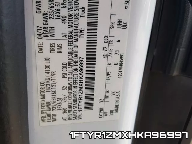 1FTYR1ZMXHKA96997 фото 2