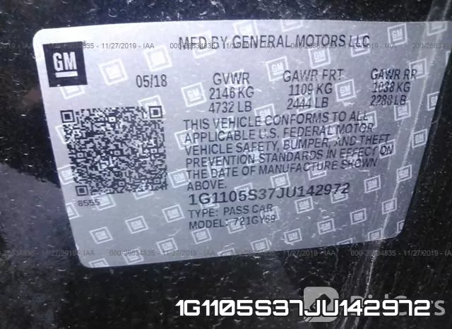 1G1105S37JU142972 фото 10