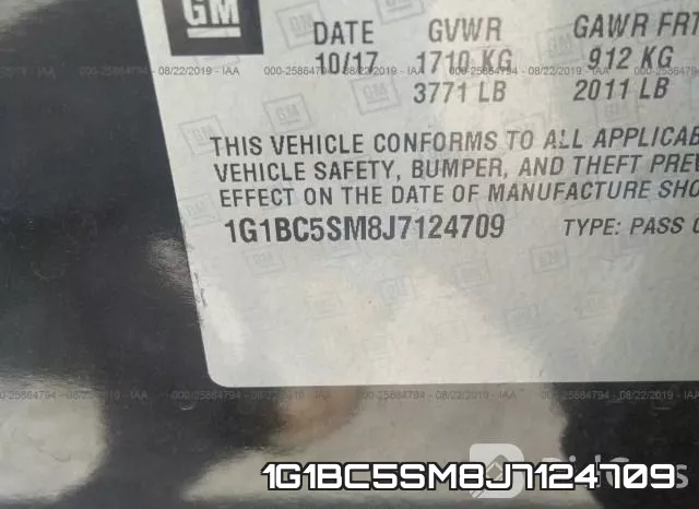 1G1BC5SM8J7124709 фото 10