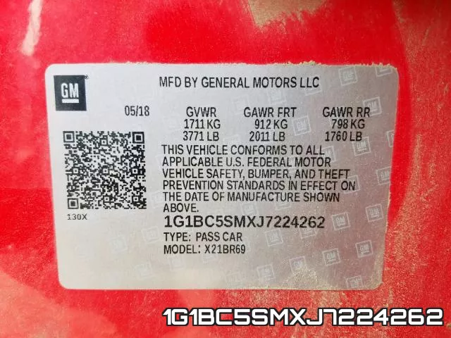 1G1BC5SMXJ7224262 фото 2