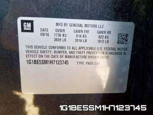 1G1BE5SM1H7123745 фото 2