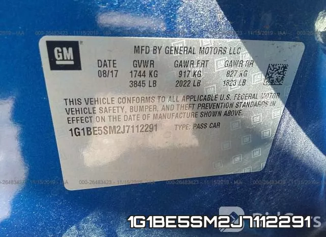 1G1BE5SM2J7112291 фото 10