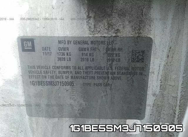 1G1BE5SM3J7150905 фото 10