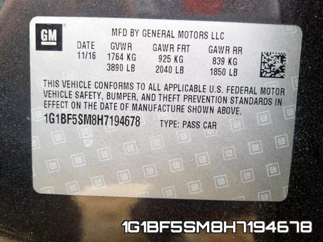 1G1BF5SM8H7194678 фото 2