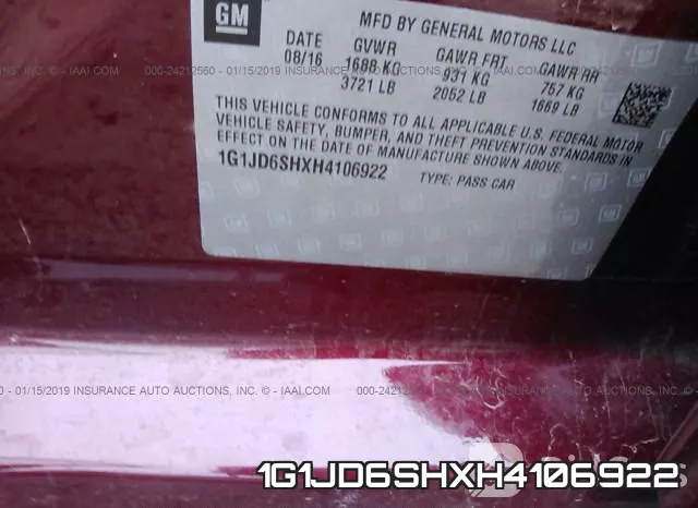 1G1JD6SHXH4106922 фото 10