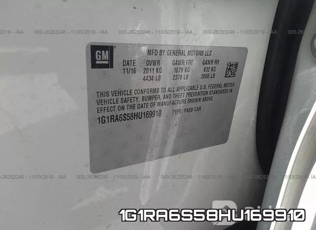 1G1RA6S58HU169910 фото 10