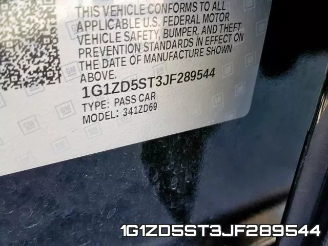 1G1ZD5ST3JF289544 фото 2