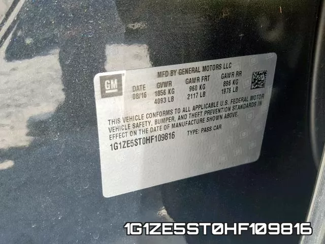 1G1ZE5ST0HF109816 фото 2