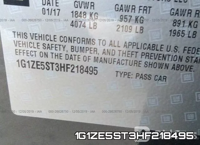 1G1ZE5ST3HF218495 фото 10