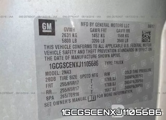 1GCGSCENXJ1105686 фото 10