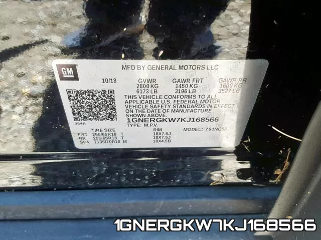 1GNERGKW7KJ168566 фото 2
