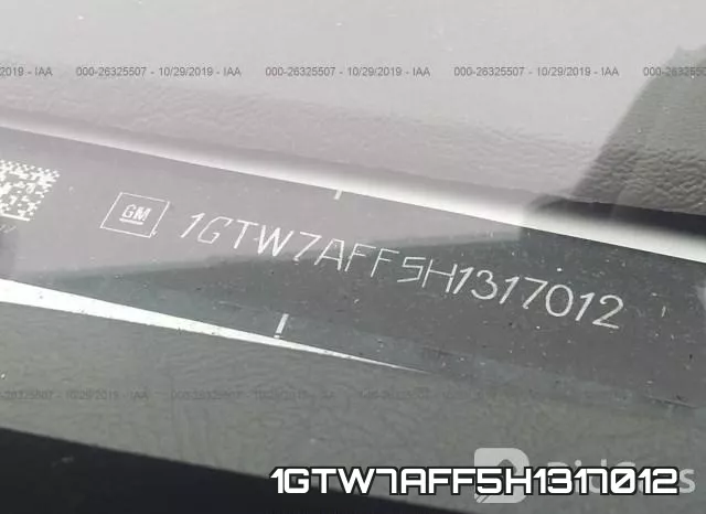 1GTW7AFF5H1317012 фото 10