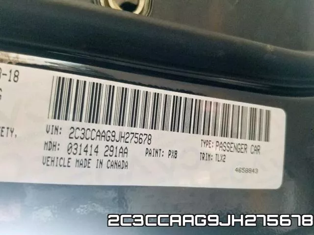 2C3CCAAG9JH275678 фото 2