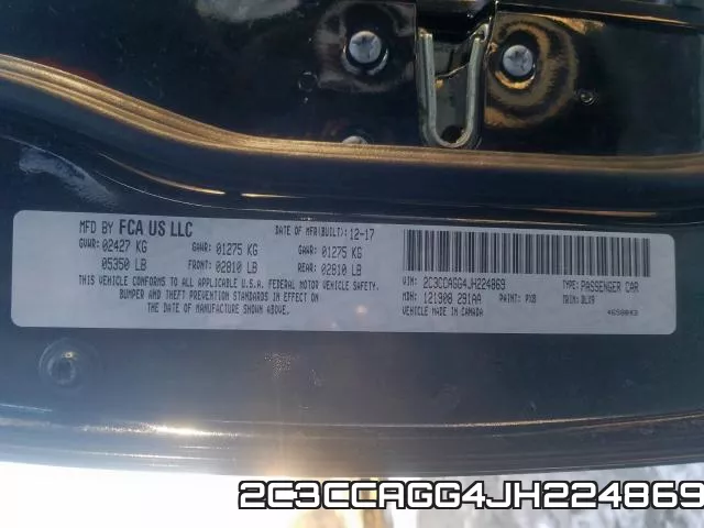 2C3CCAGG4JH224869 фото 2