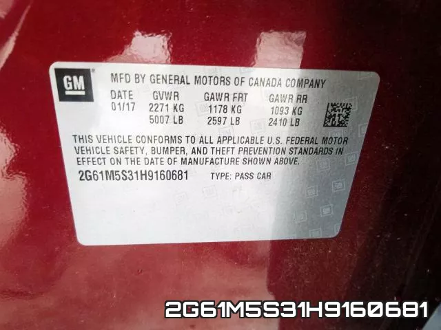 2G61M5S31H9160681 фото 2