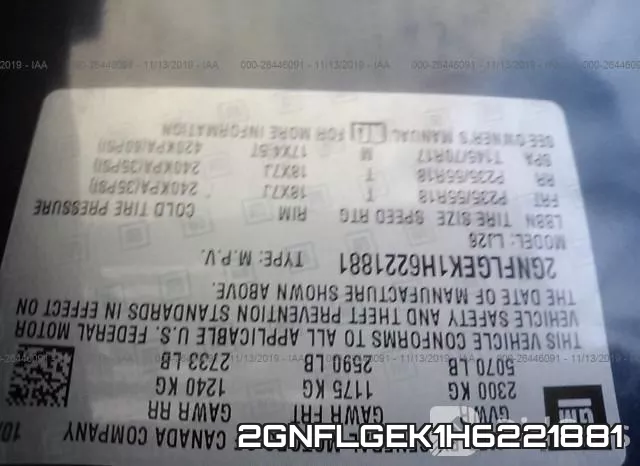 2GNFLGEK1H6221881 фото 10
