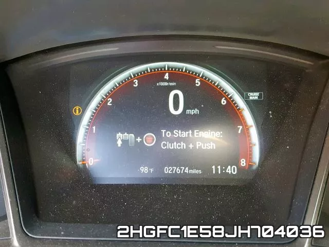 2HGFC1E58JH704036 фото 9