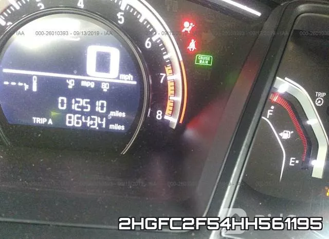 2HGFC2F54HH561195 фото 8