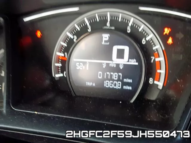 2HGFC2F59JH550473 фото 9