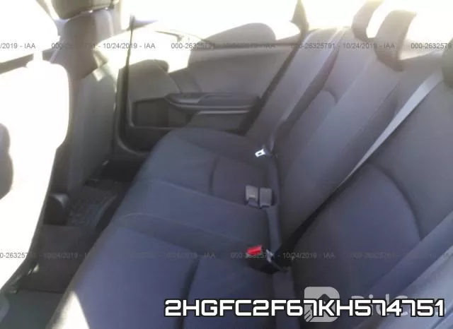 2HGFC2F67KH574751 фото 9