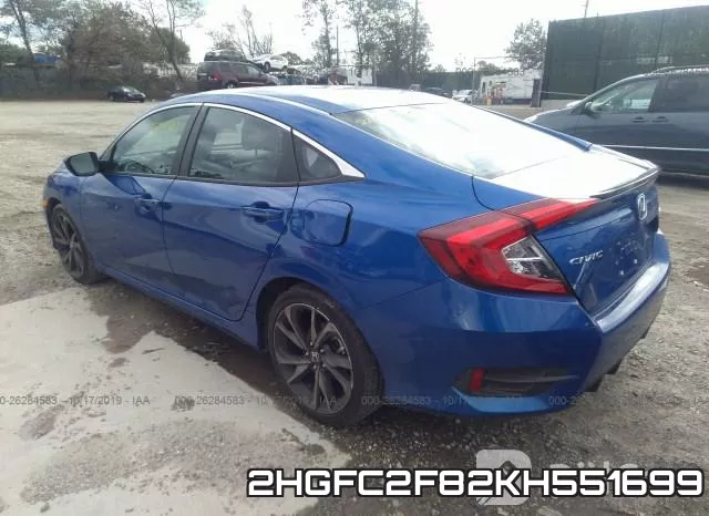 2HGFC2F82KH551699 фото 4
